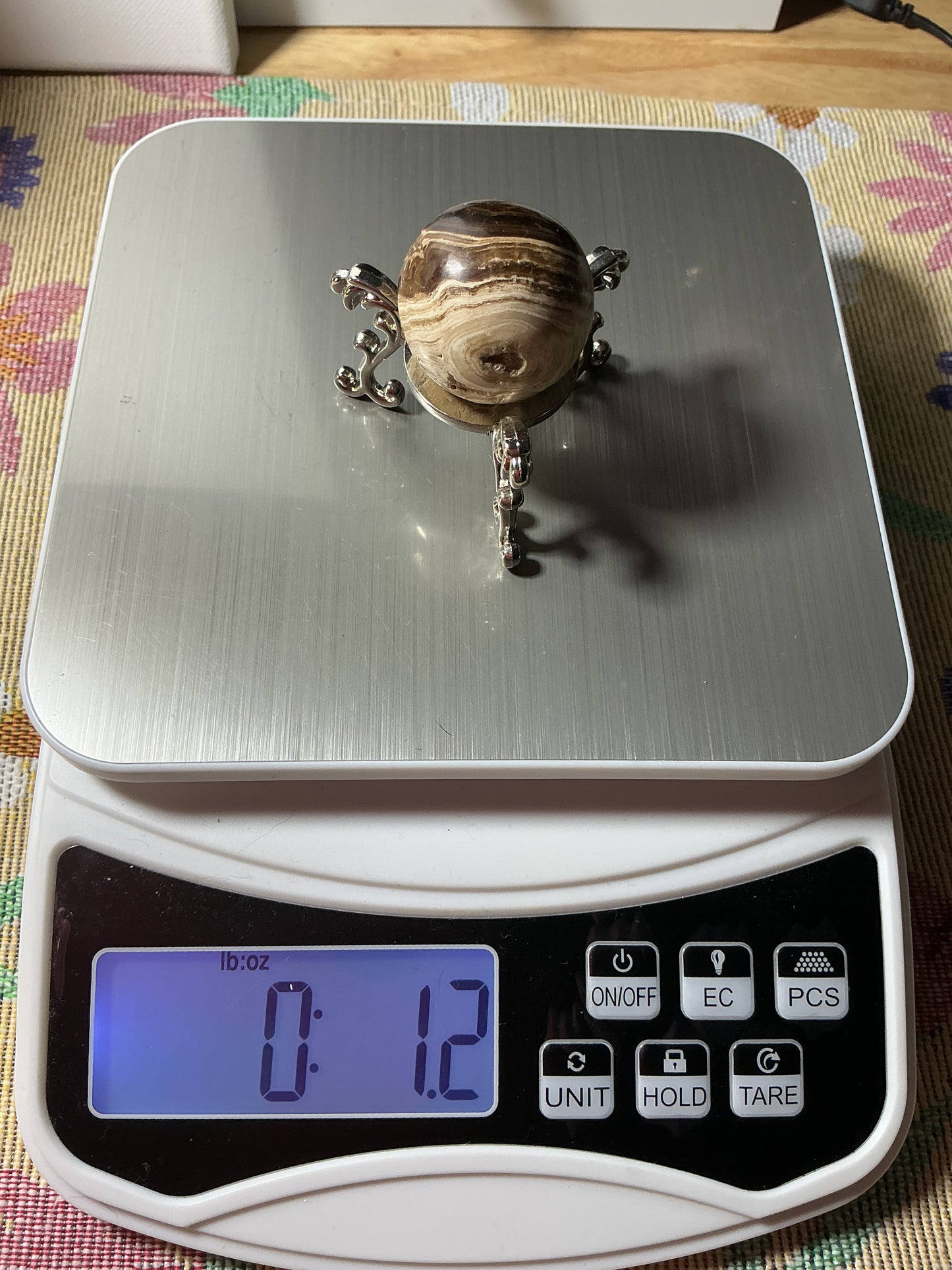 Chocolate Calcite Sphere
