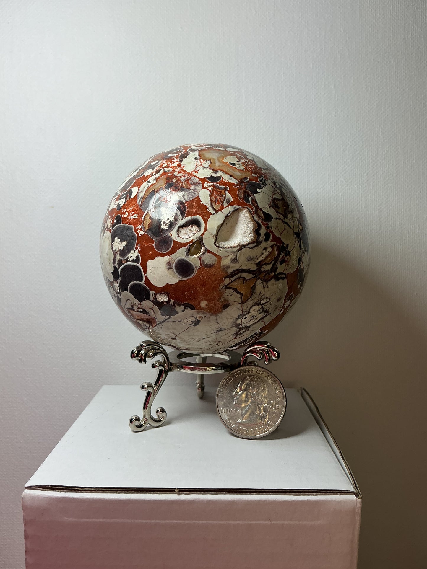 Money Agate Sphere (1lb)