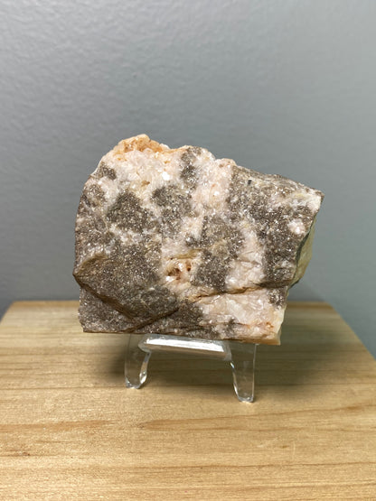 Rosasite With Selenite from Morrocco