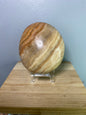 Banded Calcite Palm Stone