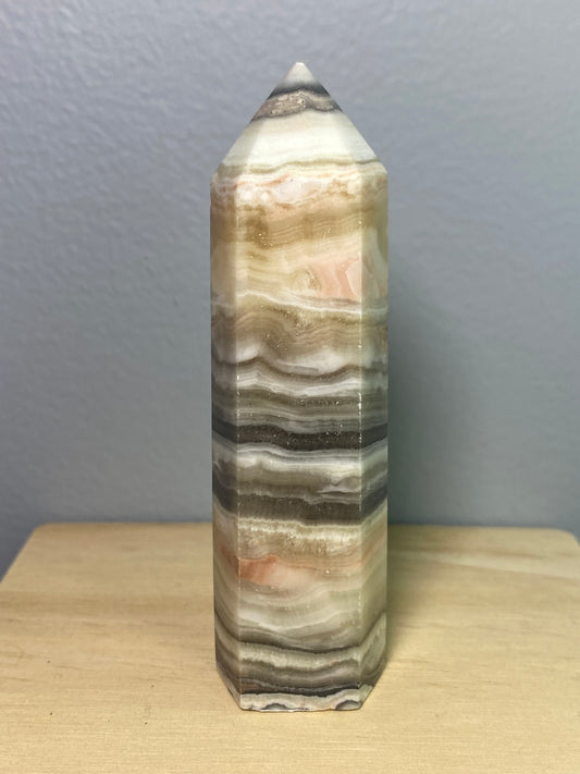 Banded Calcite Tower