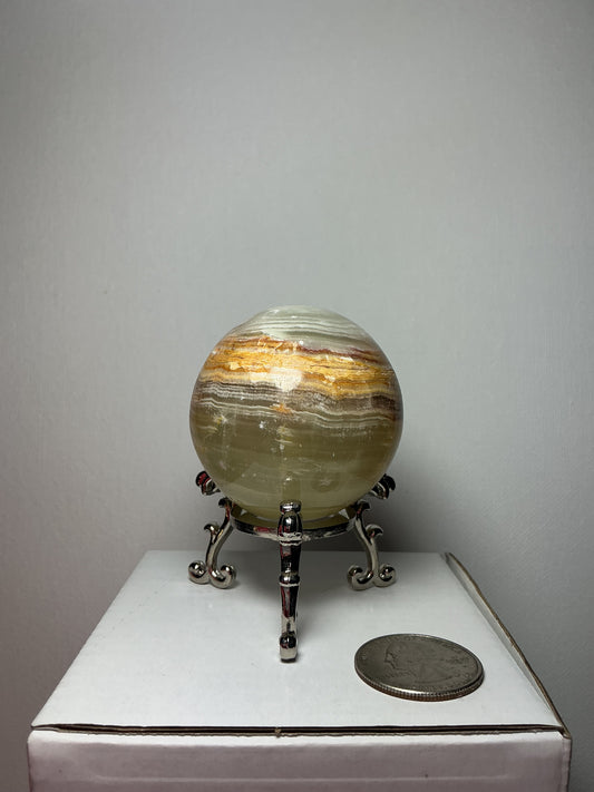 Green Onyx Sphere (A)