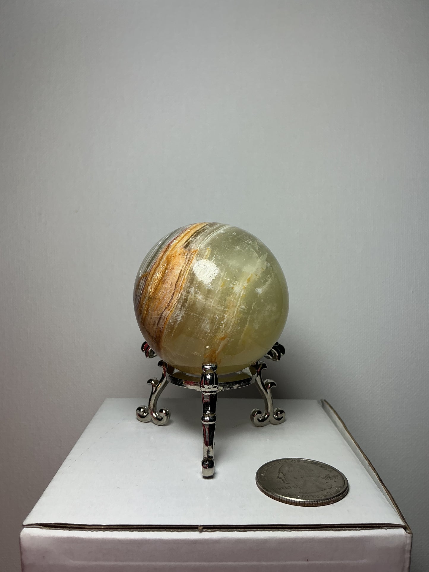 Green Onyx Sphere (A)