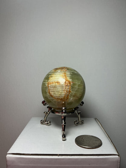 Green Onyx Sphere (B)