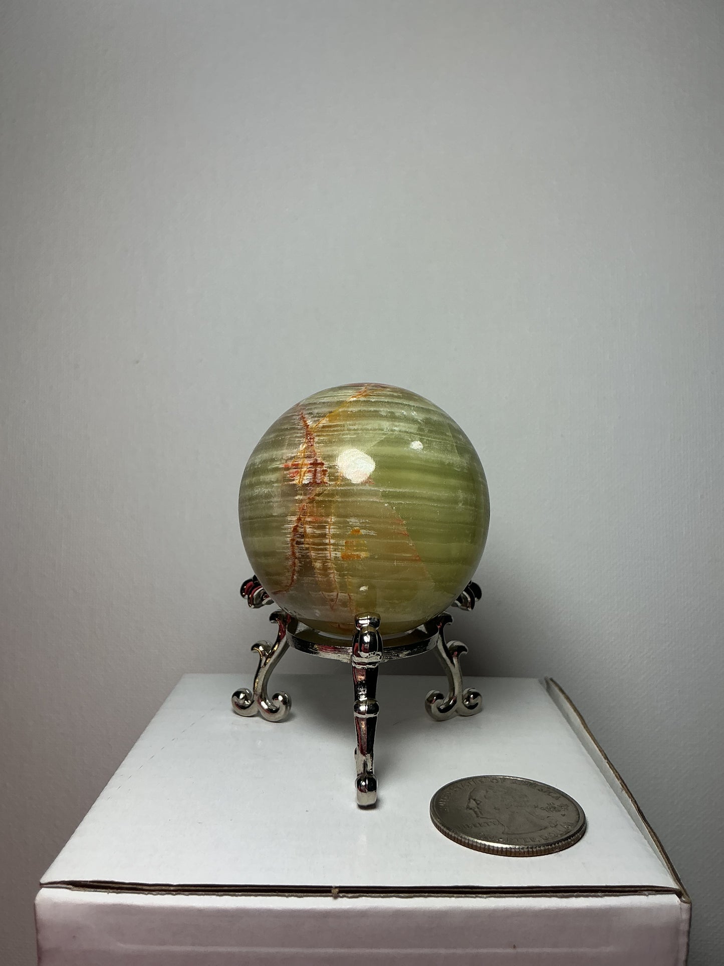 Green Onyx Sphere (B)