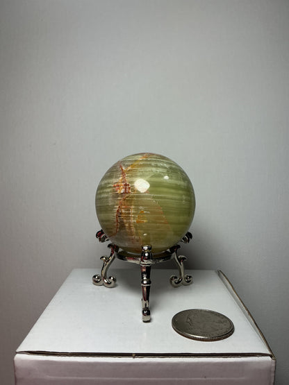 Green Onyx Sphere (B)