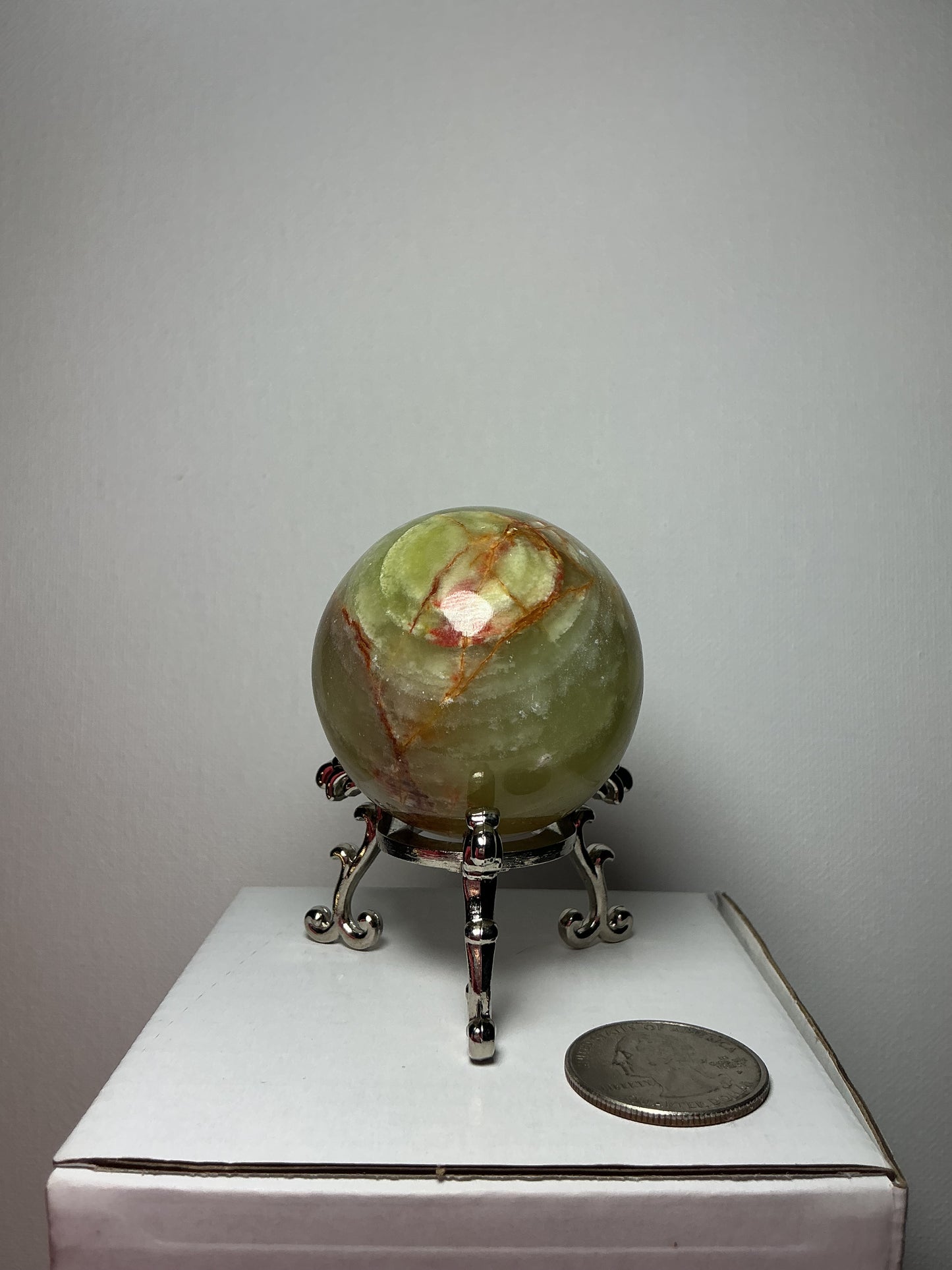 Green Onyx Sphere (B)