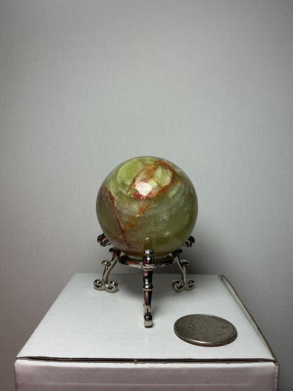 Green Onyx Sphere (B)