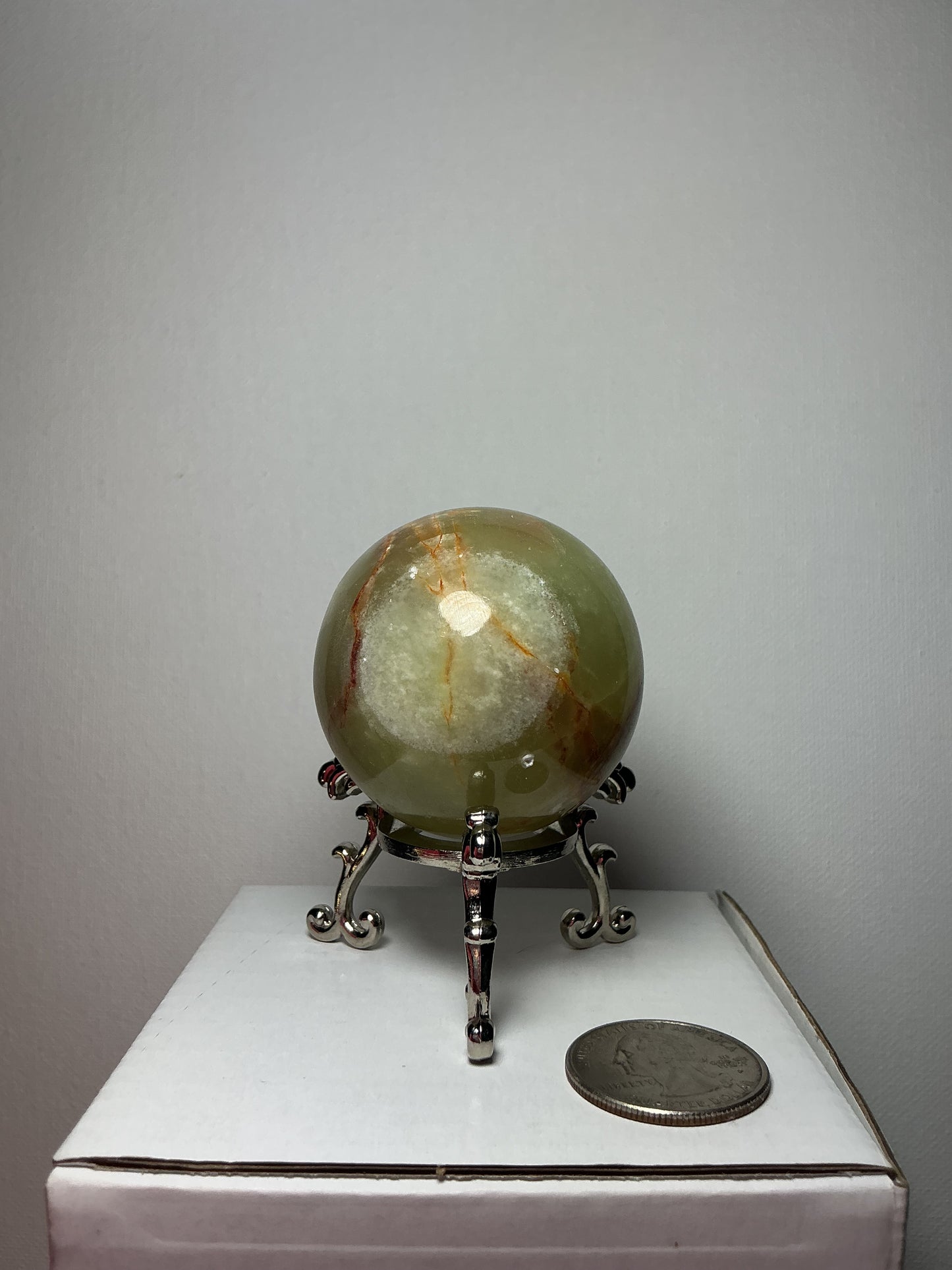 Green Onyx Sphere (B)