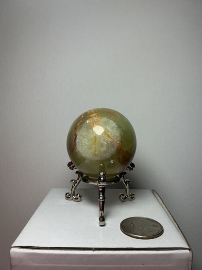Green Onyx Sphere (B)