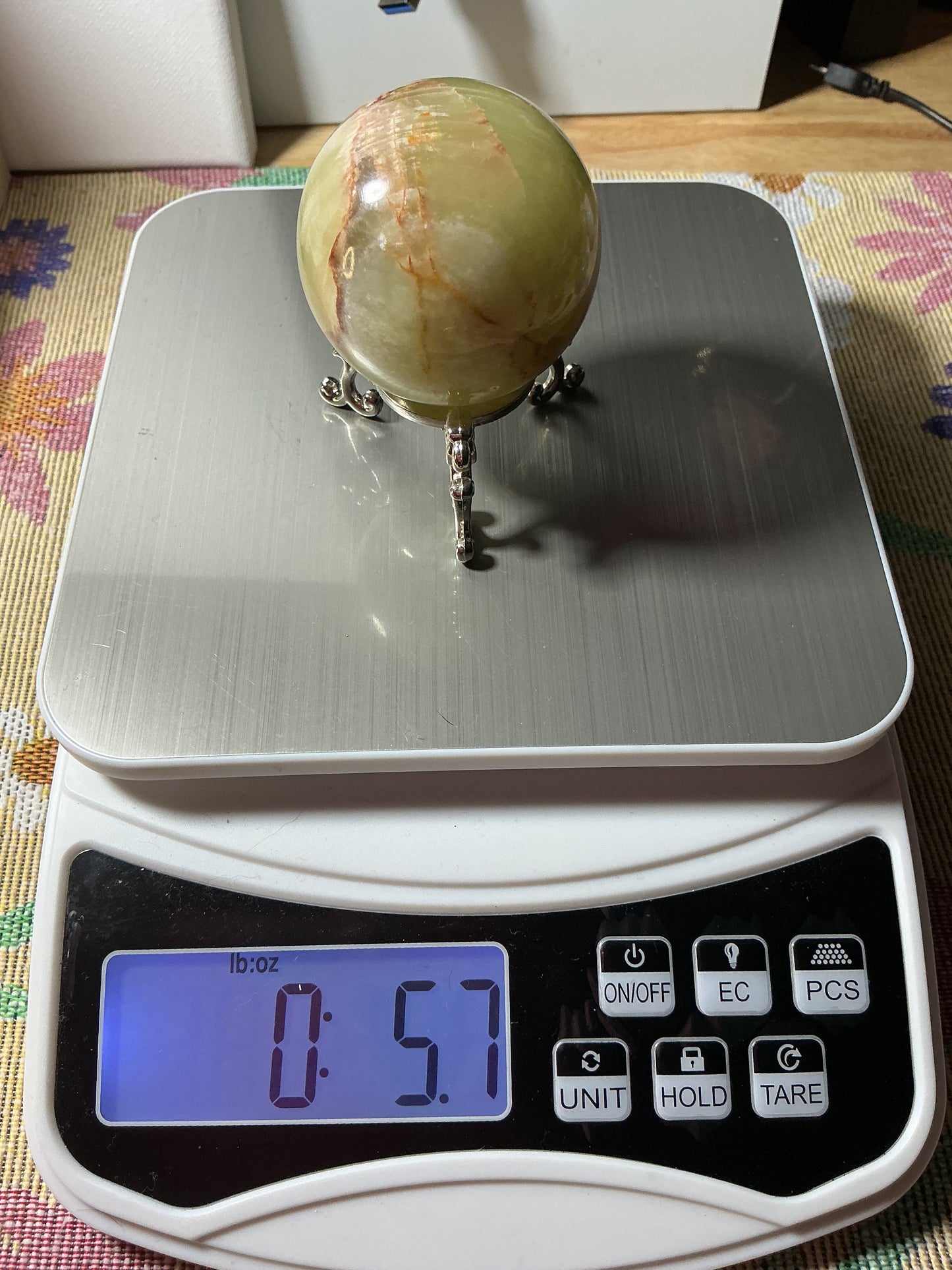 Green Onyx Sphere (B)