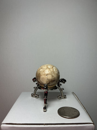 Chocolate Calcite Sphere