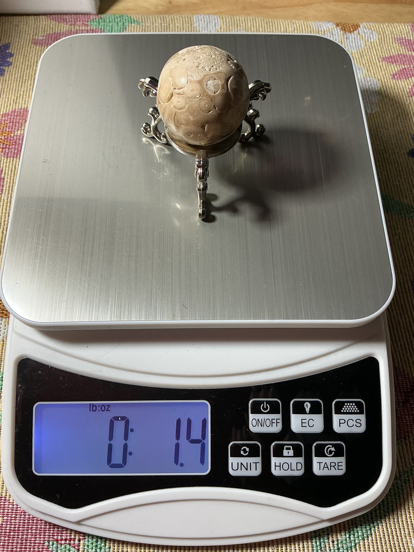 Chocolate Calcite Sphere