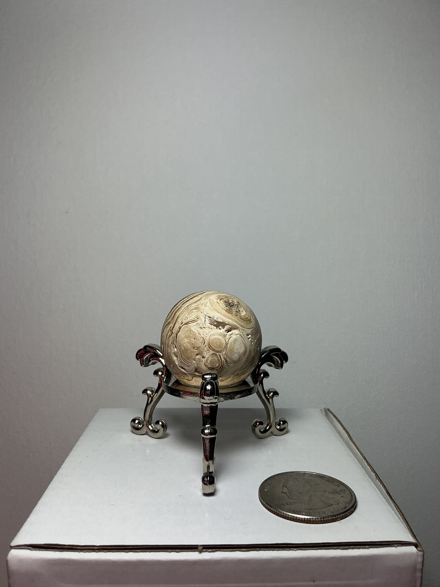 Chocolate Calcite Sphere