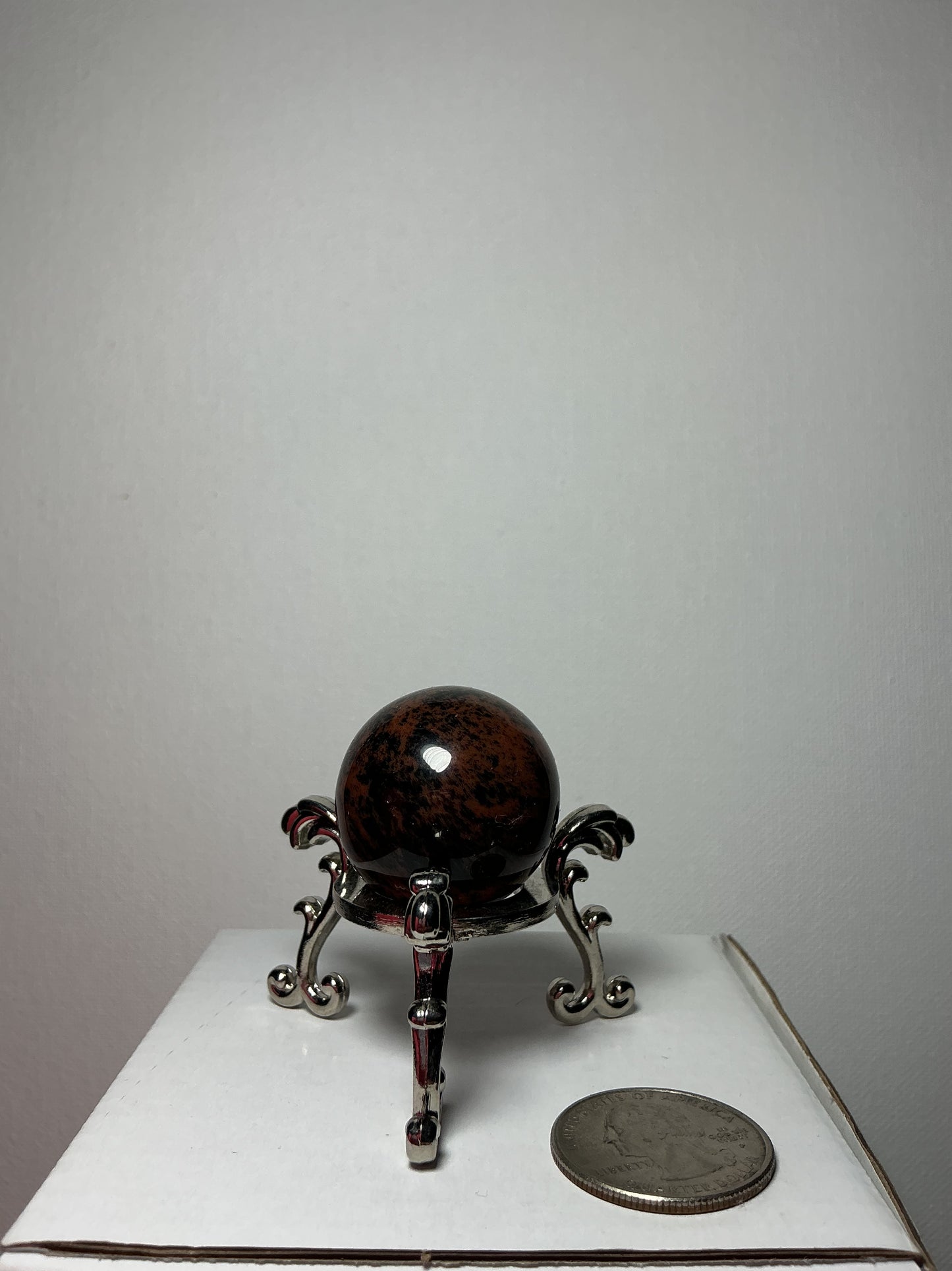 Mahogany Obsidian Sphere