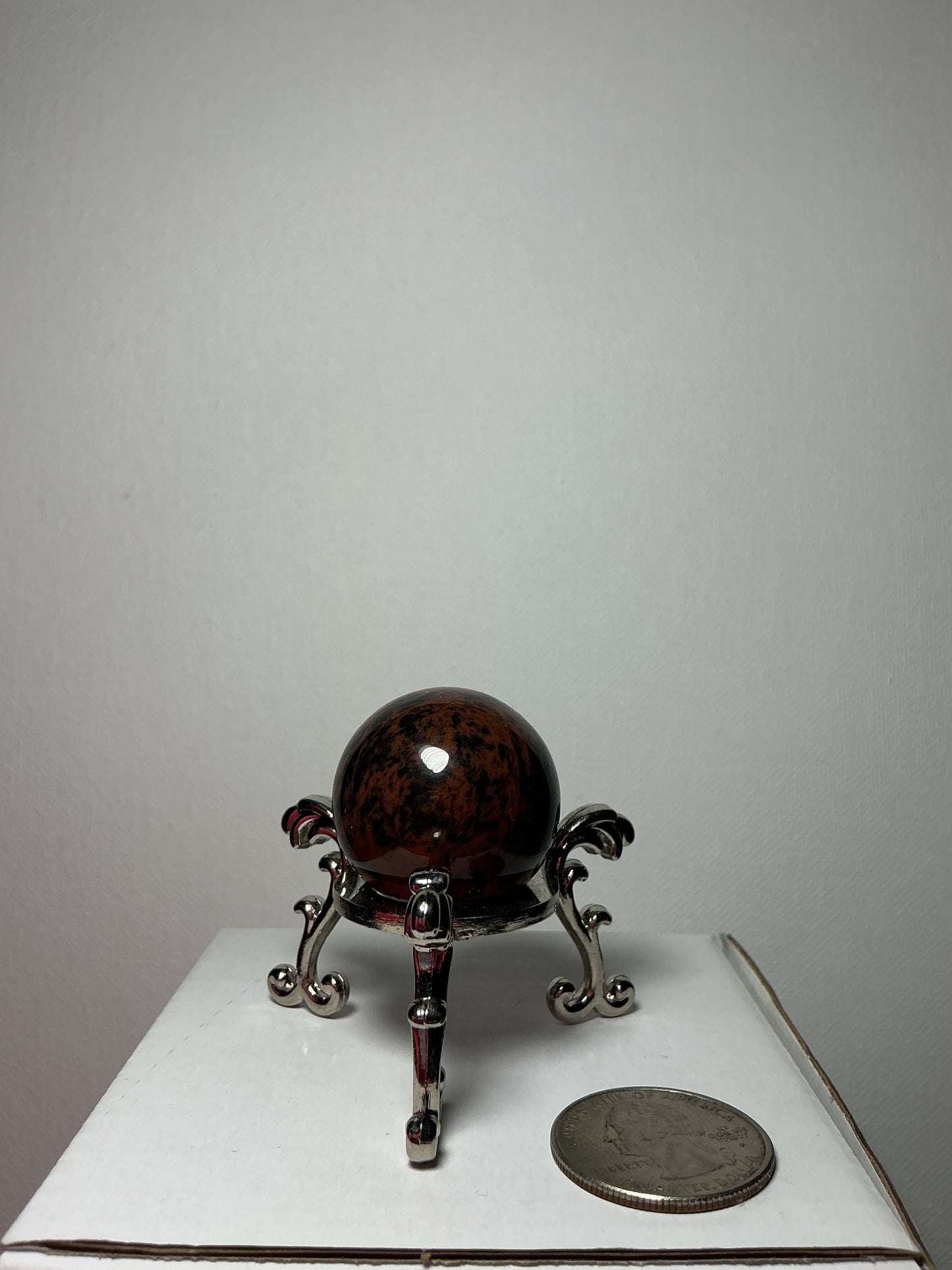 Mahogany Obsidian Sphere