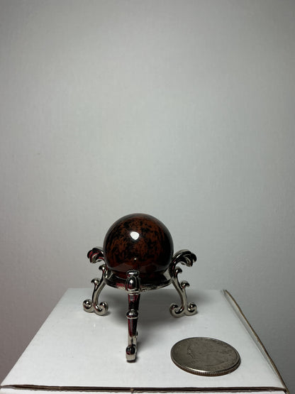 Mahogany Obsidian Sphere