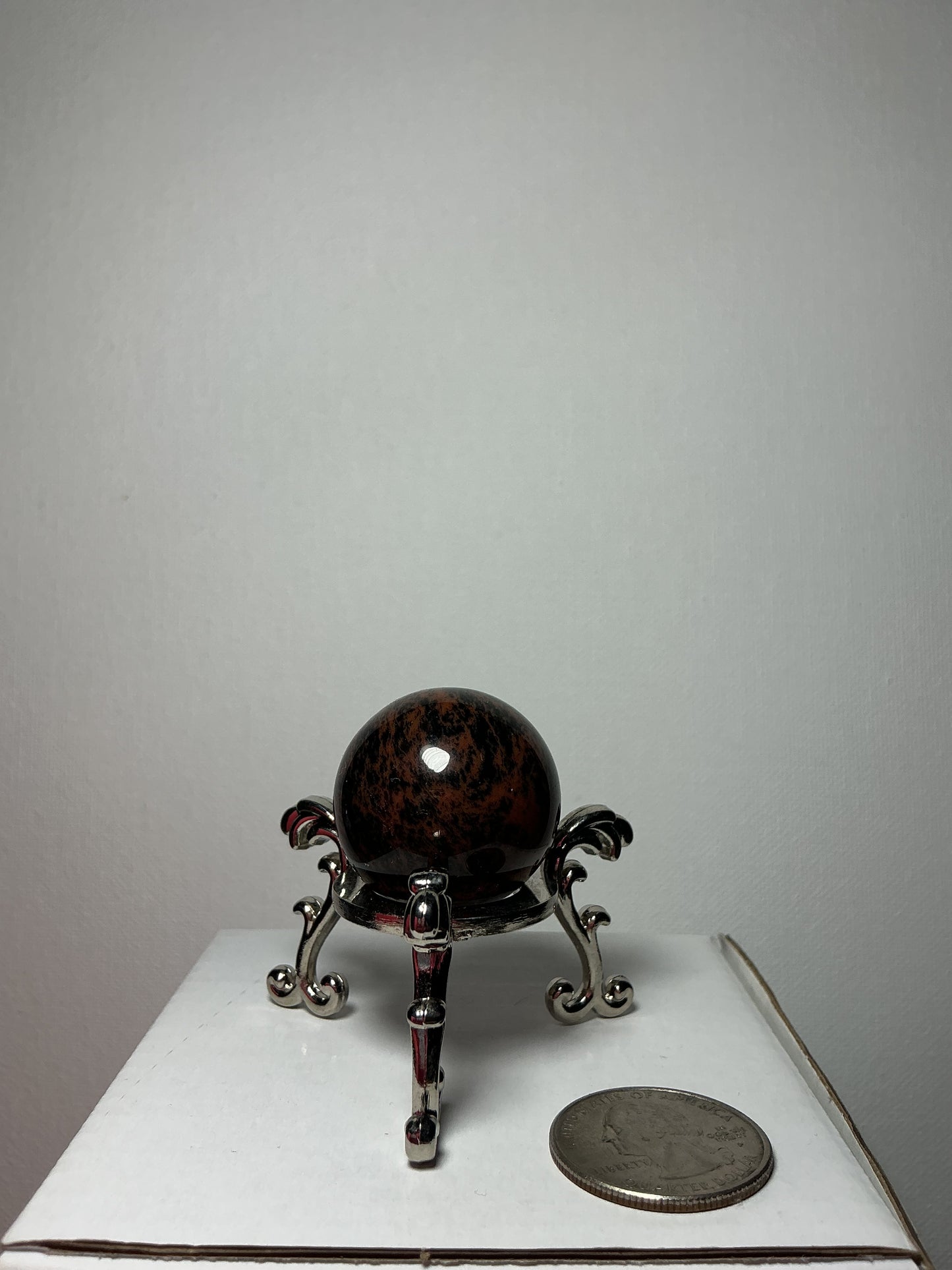 Mahogany Obsidian Sphere