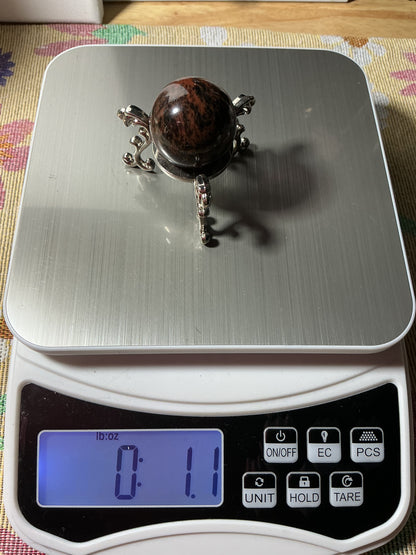 Mahogany Obsidian Sphere