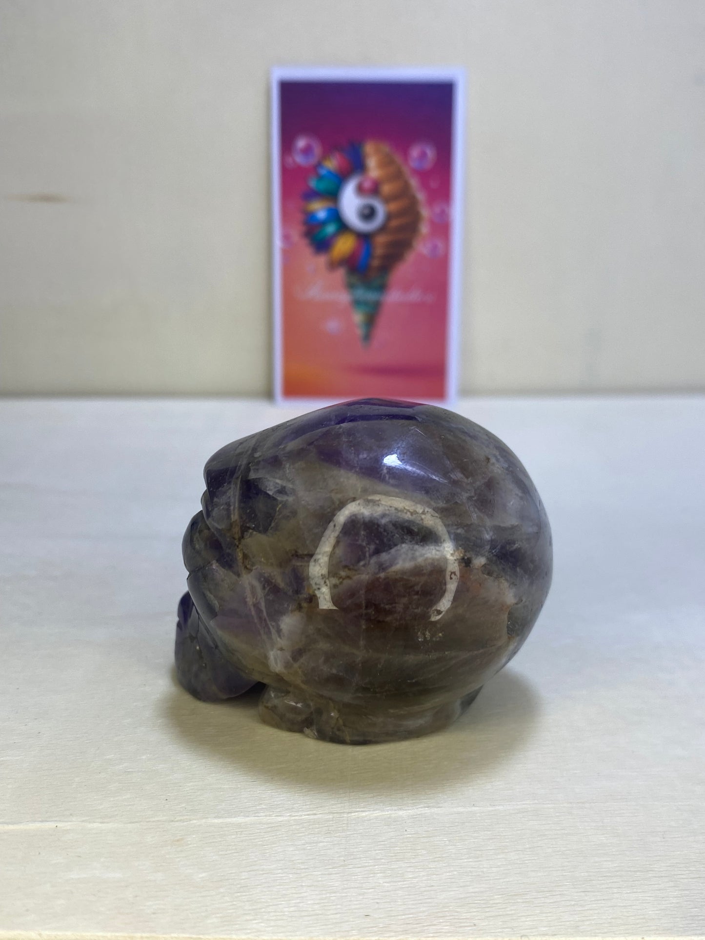 Amethyst Alien Carving