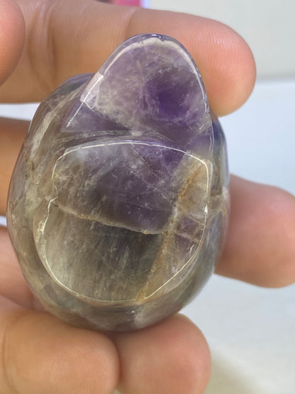Amethyst Alien Carving