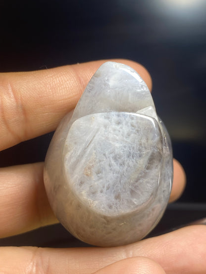 Dream Amethyst Alien Carving