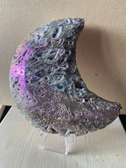 Aura Sphalerite Crescent Moon