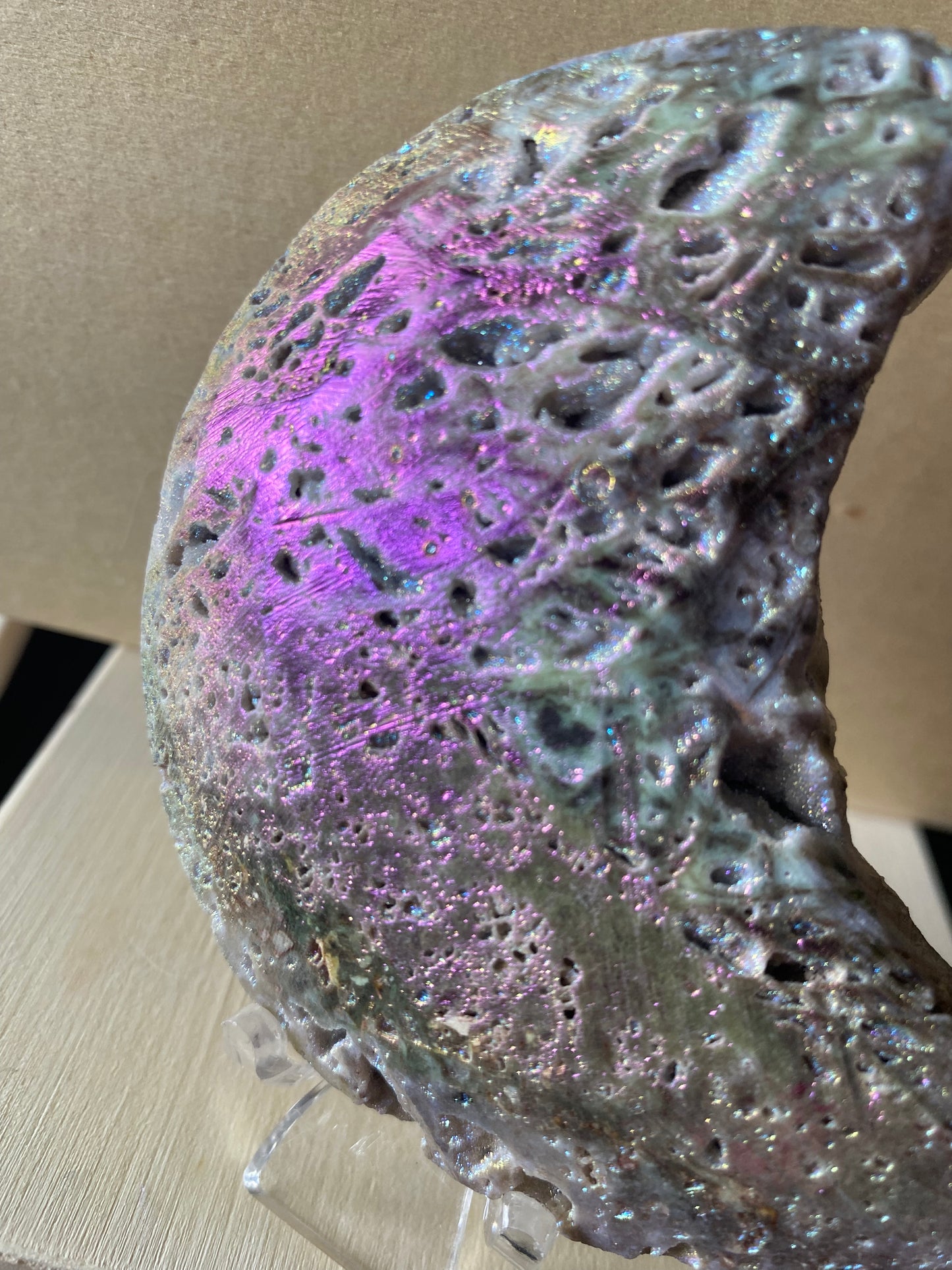 Aura Sphalerite Crescent Moon