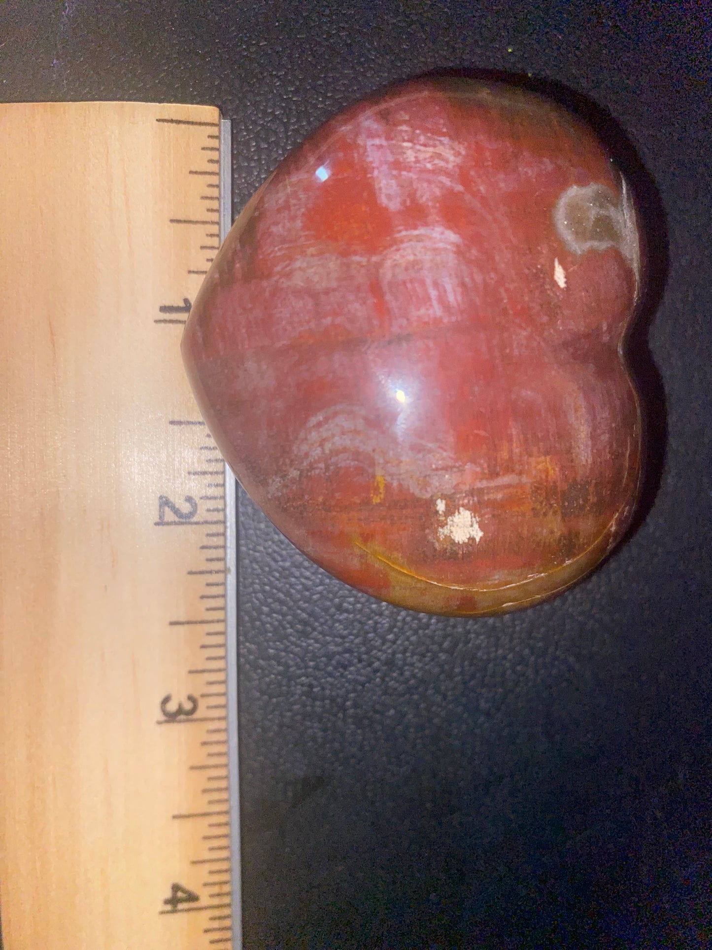 Ocean Jasper Puffy Heart