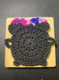 Crochet Cauldron Coaster Set of 4